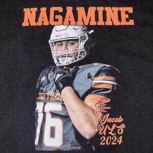 Wolfpack Football Shirt Mens 2XL Black American Apparel Team Jacob Nagamine 2024